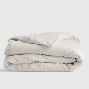 NWOT QUINCE European Linen Duvet Cover Full/Queen Sand